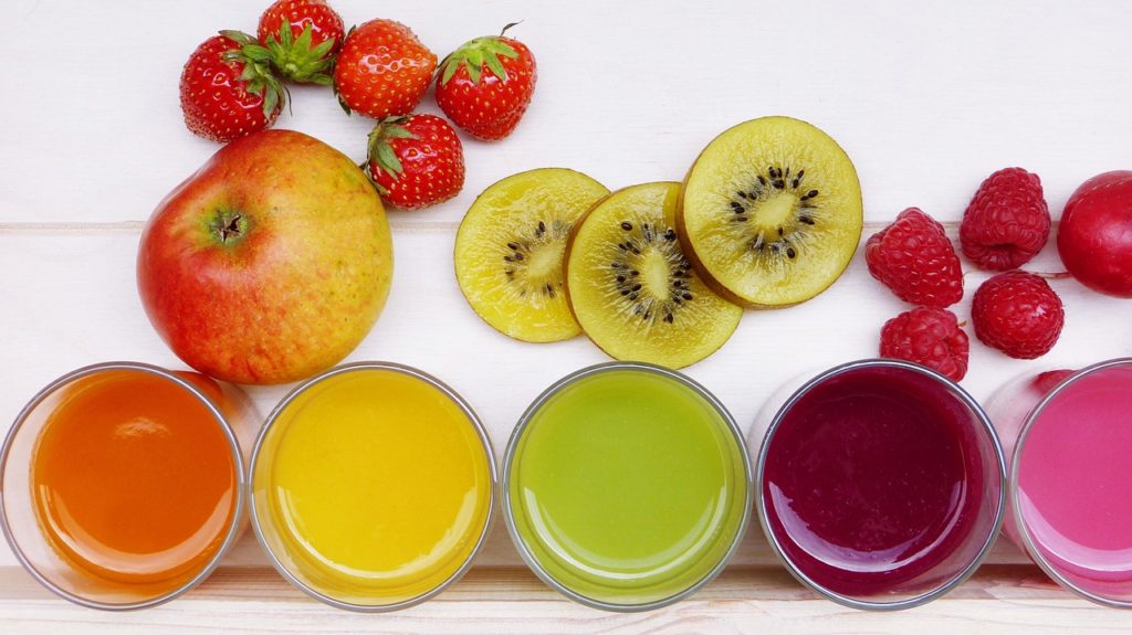 fruits, juices, smoothies